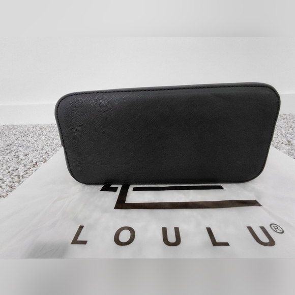 Loulu Black and White Striped Tote Bag - Picture 5 of 8